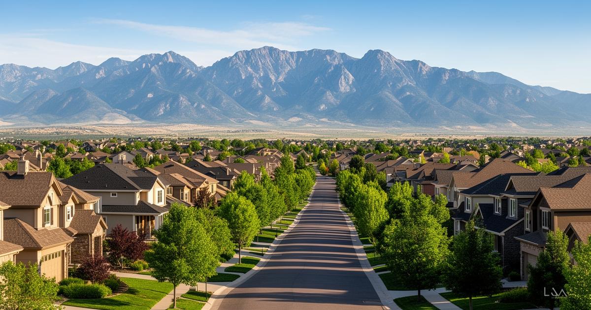 Centennial Colorado affluent suburban neighborhood