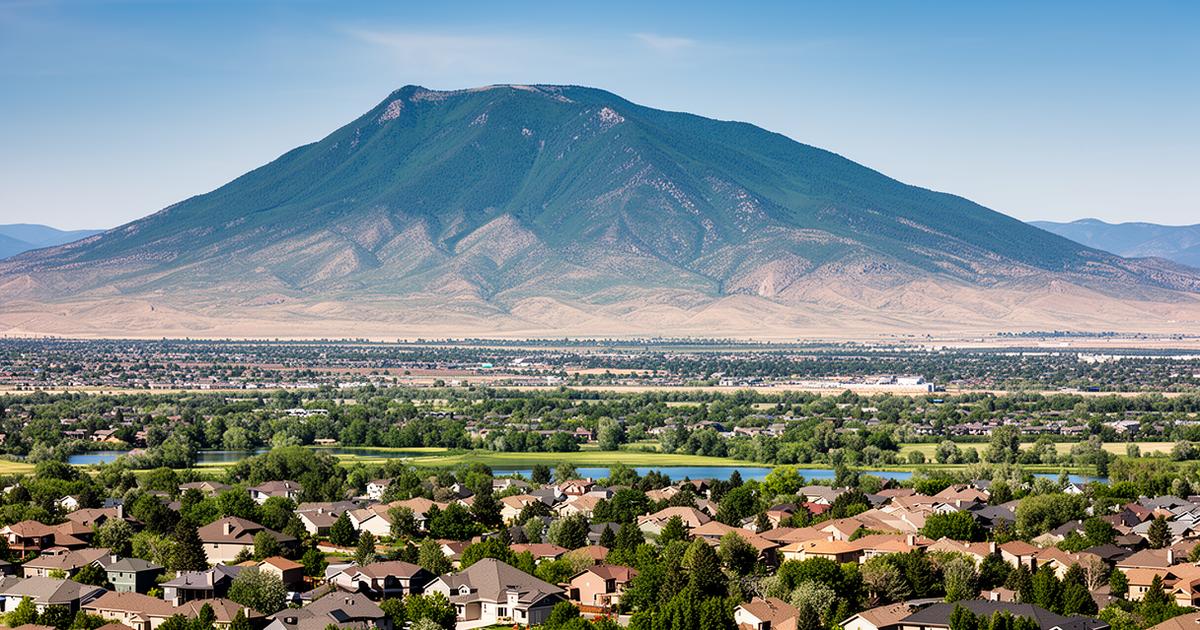 Lakewood Colorado with Green Mountain