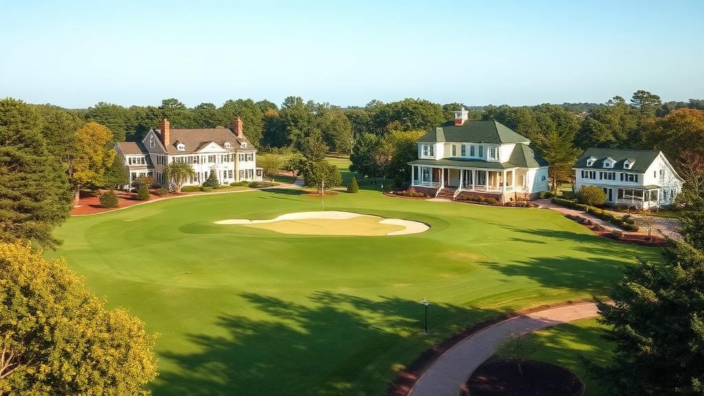 Pinehurst NC Google Business Profile optimization for home service contractors showing golf community homes