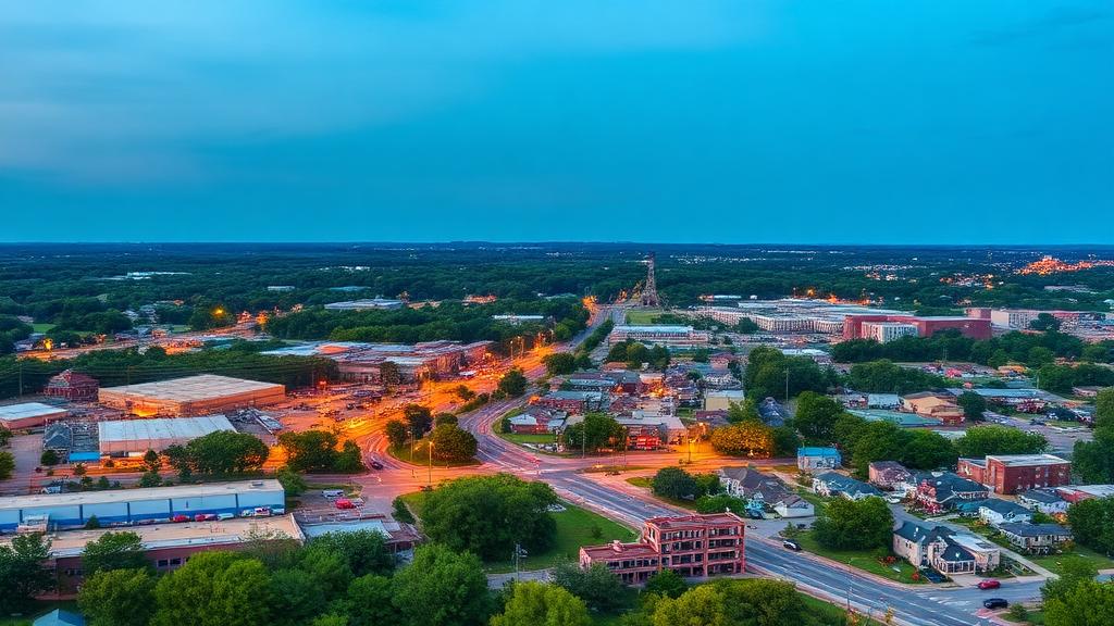 Sanford NC industrial area