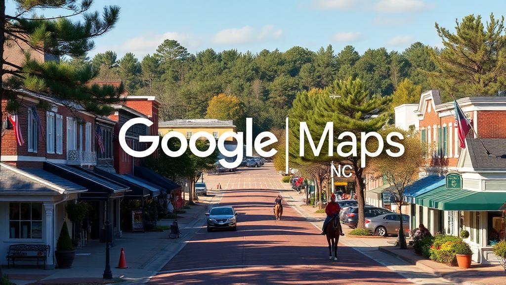 Southern Pines NC Google Business Profile optimization featuring charming downtown