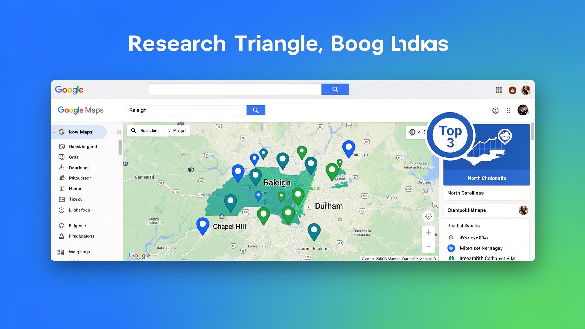 Google Maps SEO for the Research Triangle: Dominate Local Search in Raleigh, Durham, and Chapel Hill
