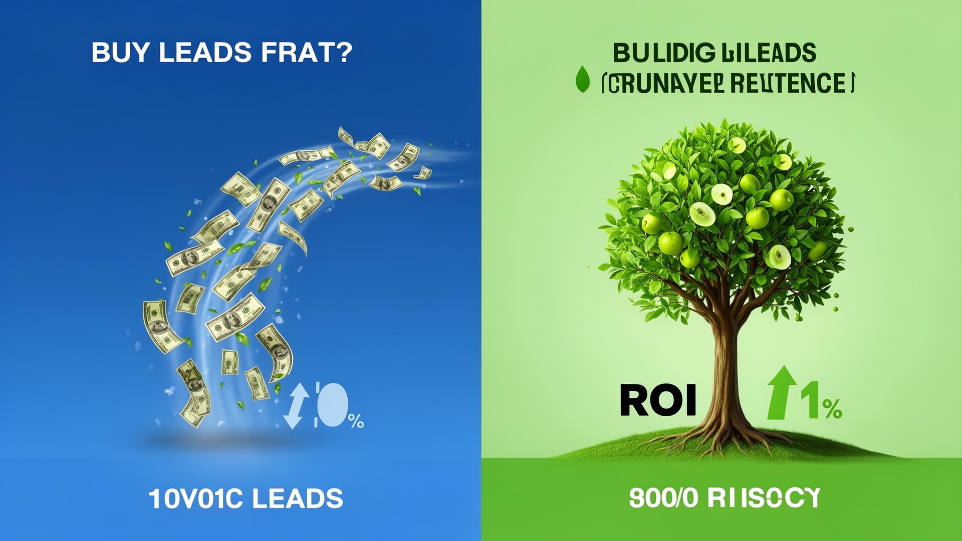 The True Cost of Buying Leads vs. Building Your Presence