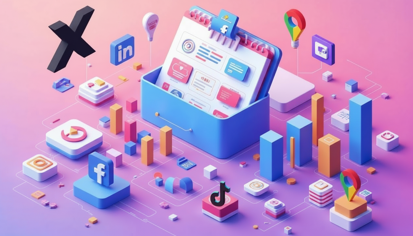 Social Media Cross Posting for Contractors